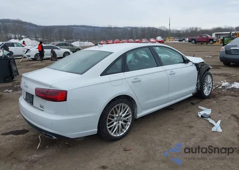 2016 Audi A6 3.0T Premium Plus из США, поврежденный, VIN WAUHGAFC8GN101657